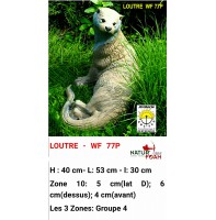 Natur foam bête 3D loutre wf77p