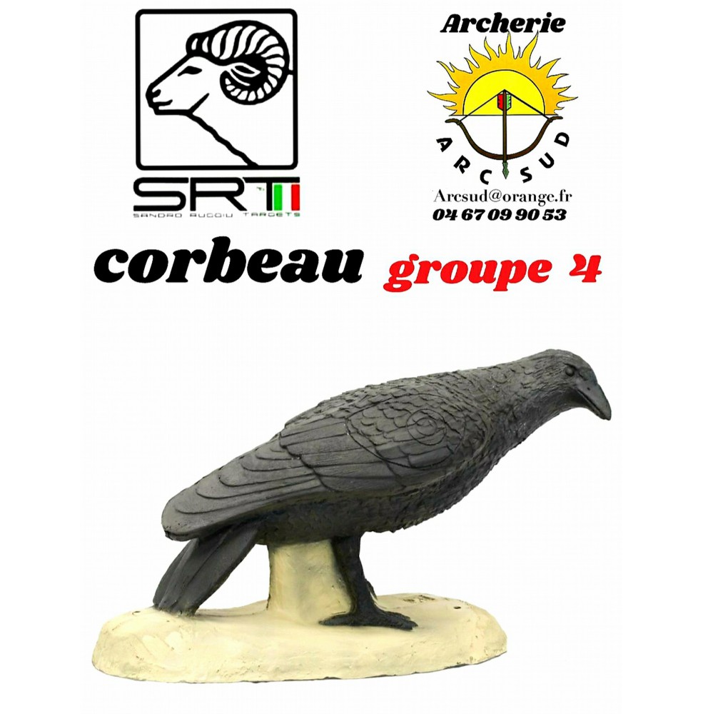 Srt bêtes 3d corbeau