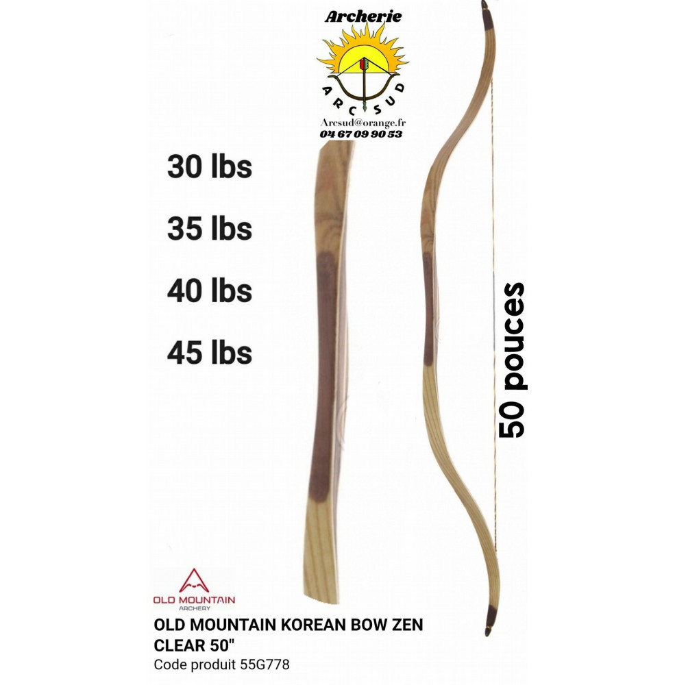 Old Mountain arc horse bow koreen zen 55g778