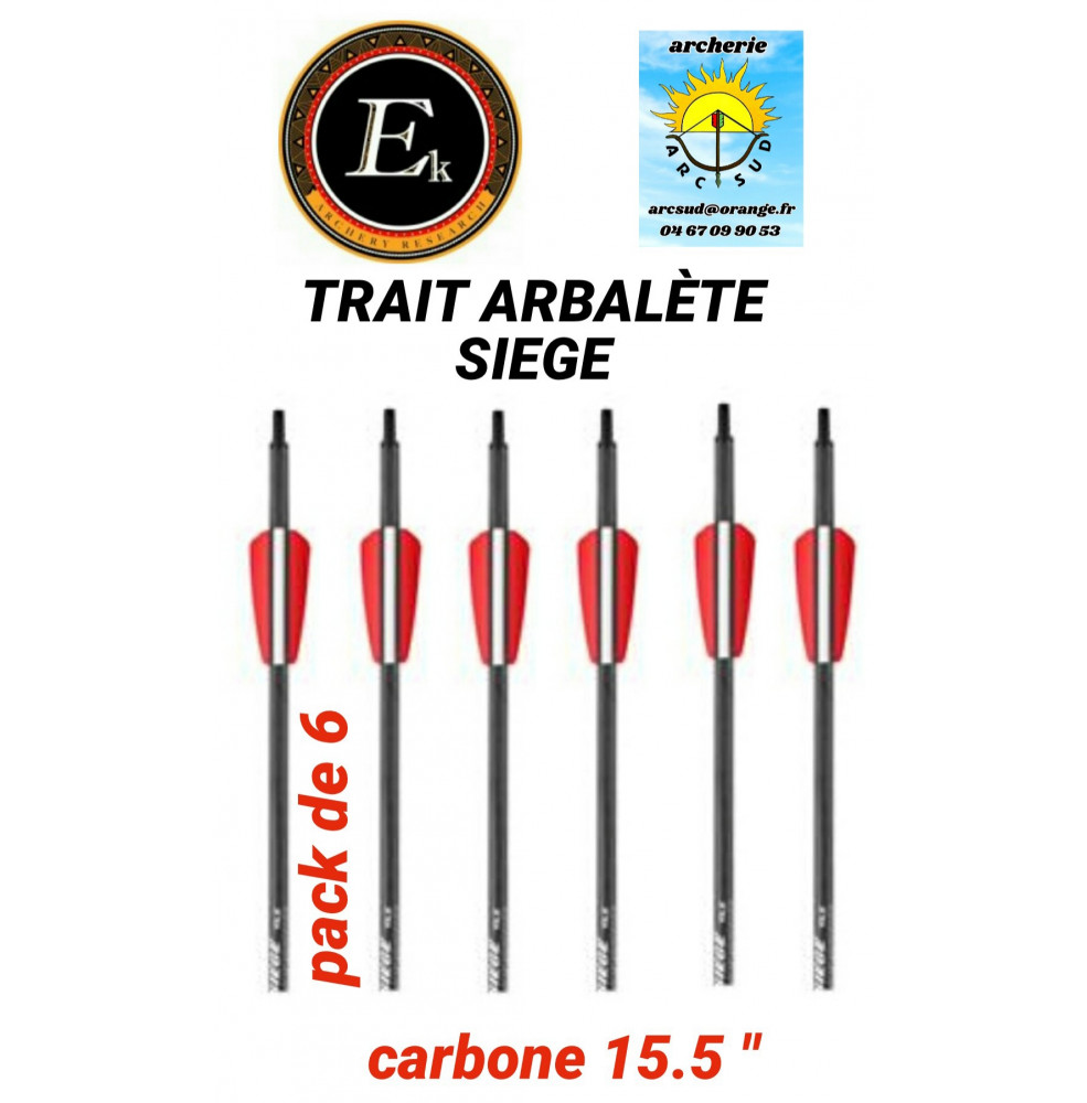 Ek archery trait pour arbalète siege ref 9F57S  (pack de 6)