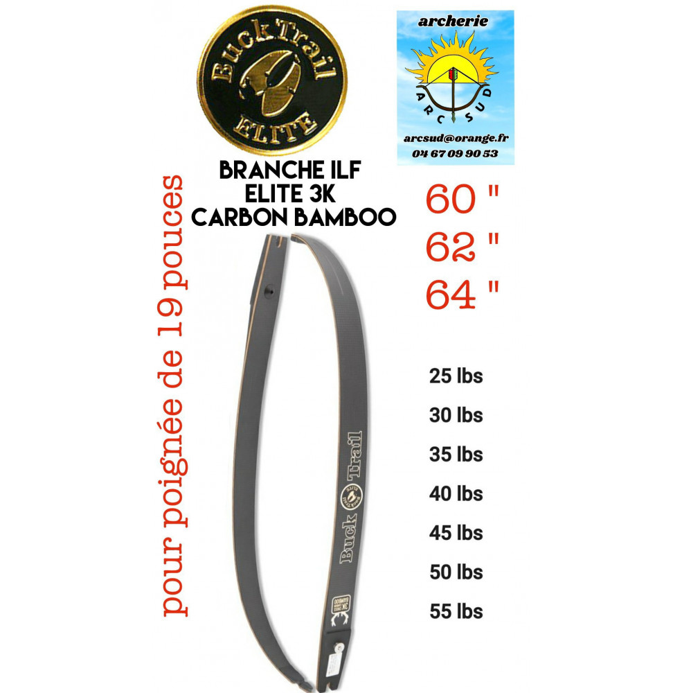 Buck trail élite branches ilf élite 3k carbon bamboo ref a048747