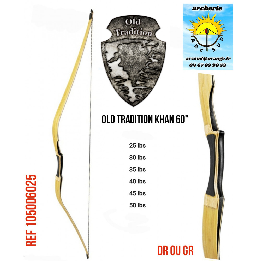 Old tradition arc monobloc khan bambou  60 pouces ref 1050D6025