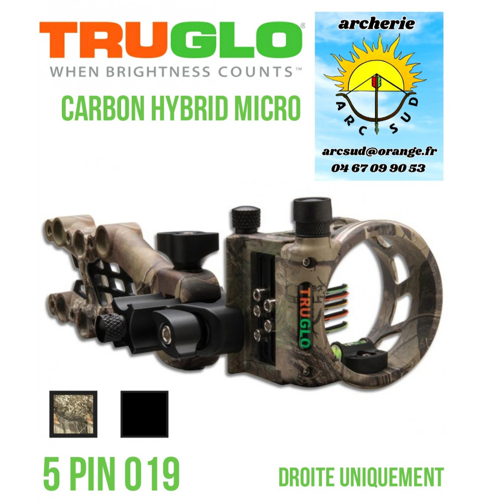 Truglo viseur de chasse carbon hybrid micro ref A032499