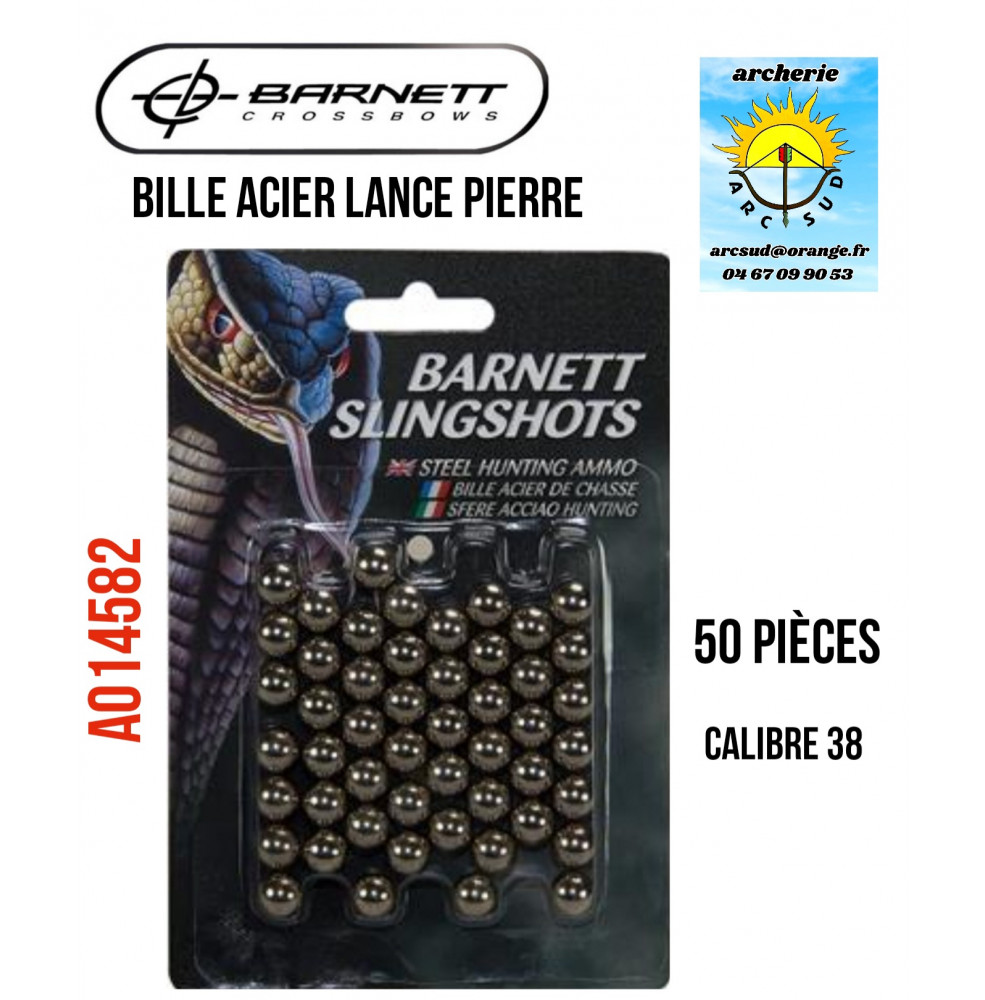 Barnett bille acier lance pierre ref a014582