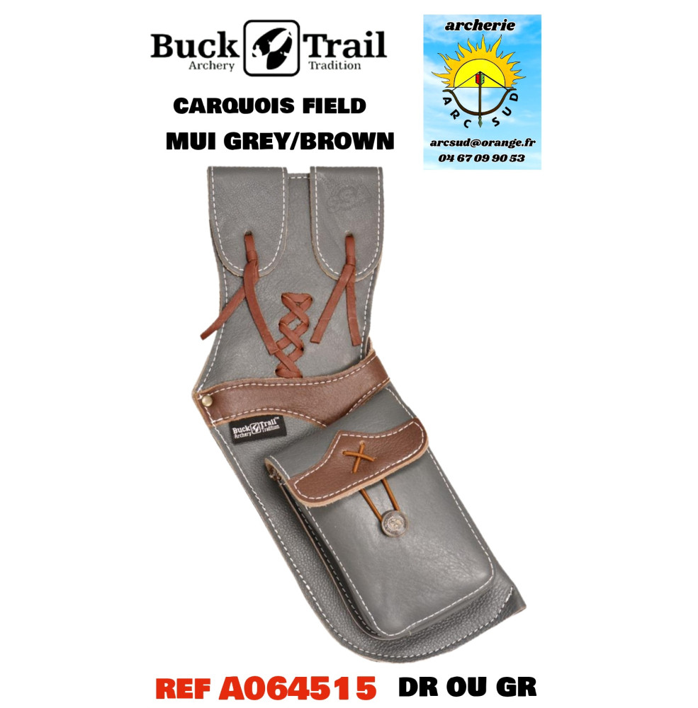 buck trail carquois field mui grey brown ref a064515