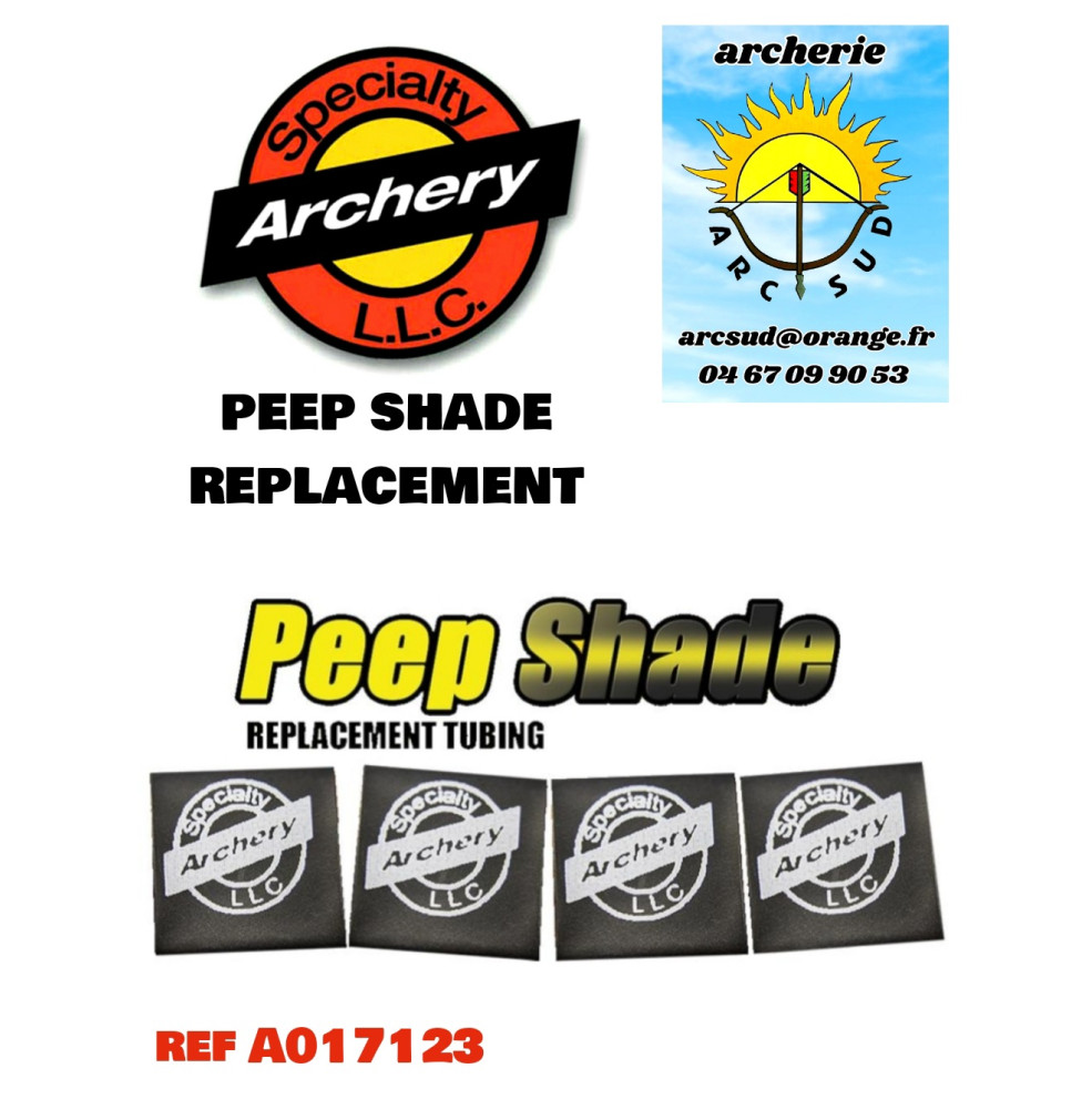 specialty archery peep shade replacement ref a017123