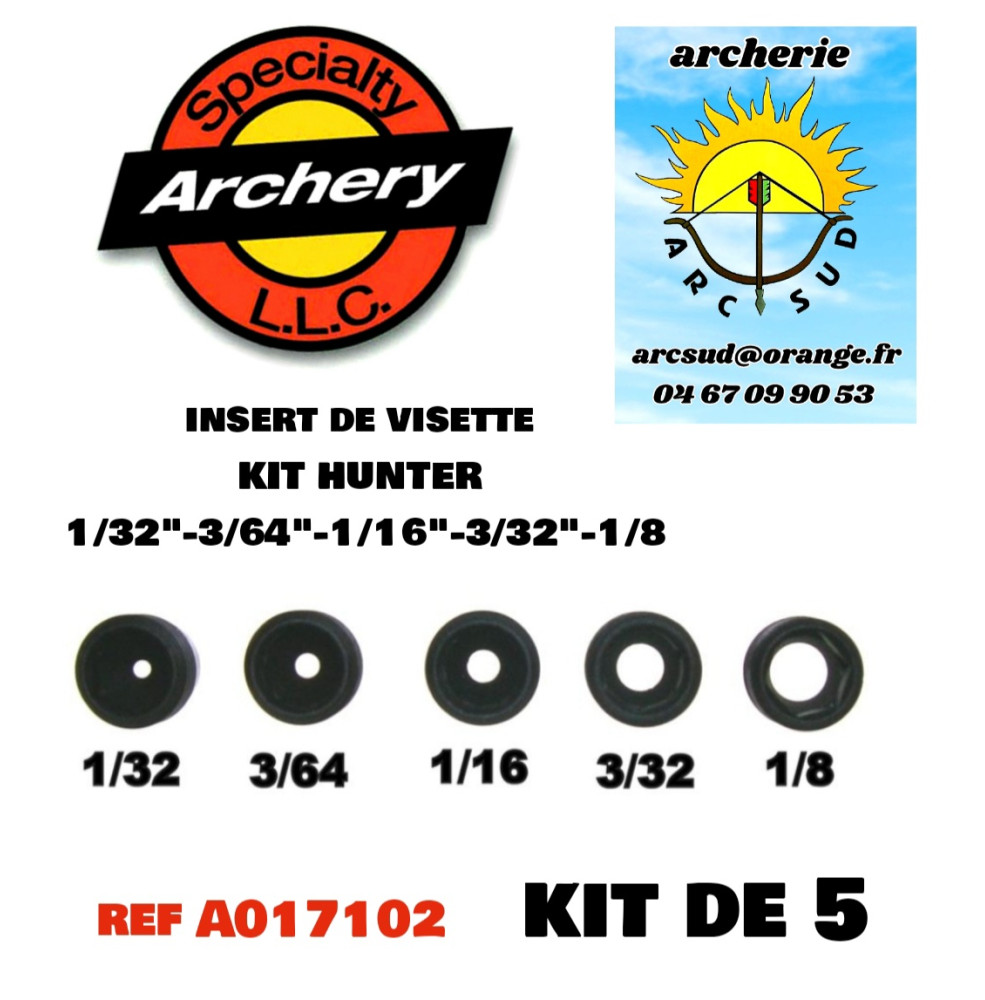 Spécialty archery kit insert visette hunter ref A017102