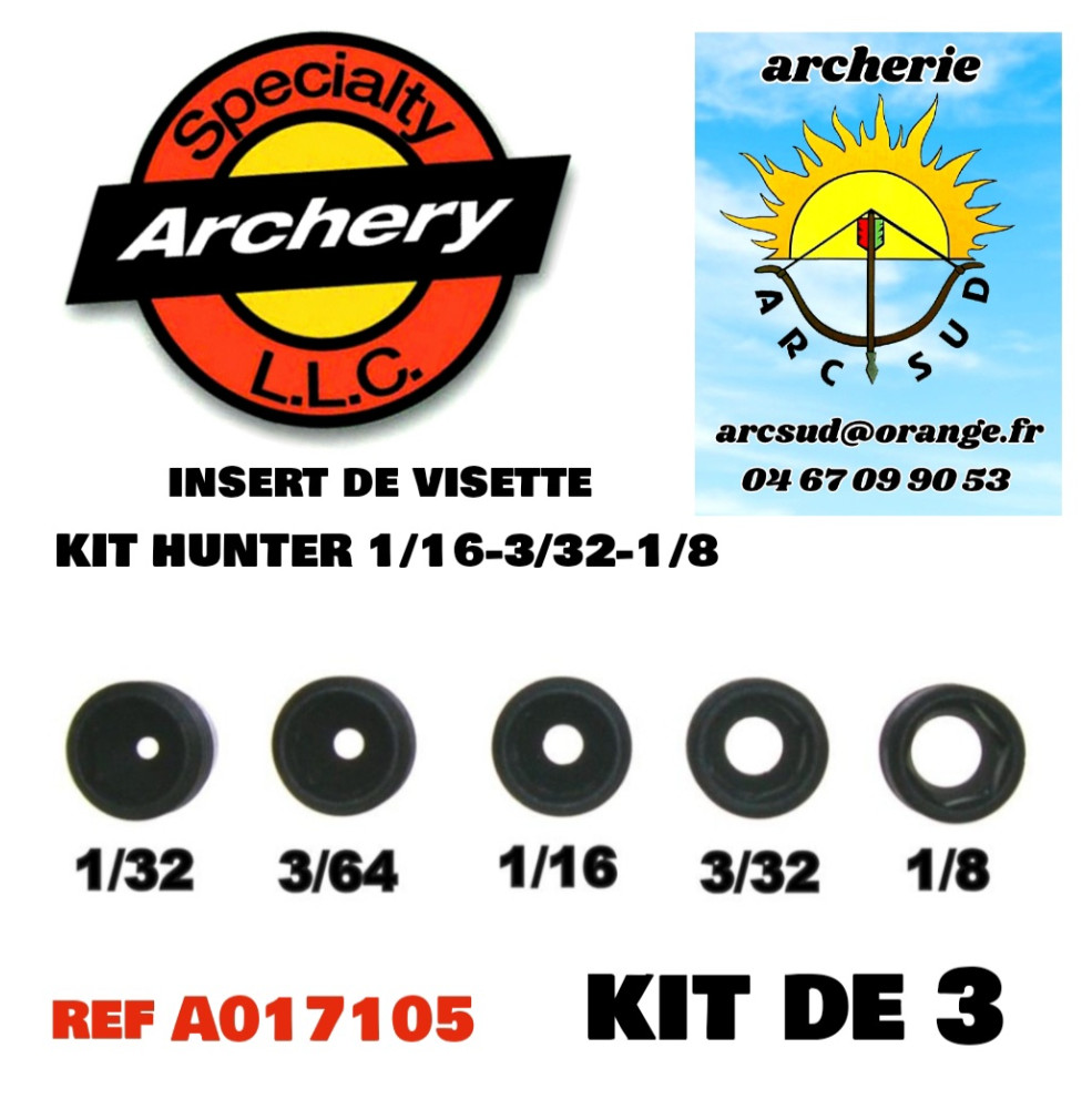 Spécialty archery kit insert visette hunter ref A017105