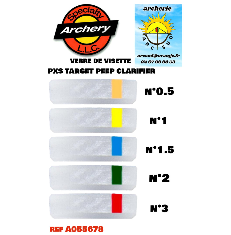 Spécialty archery verre de visette pxs clarifier ref a055678