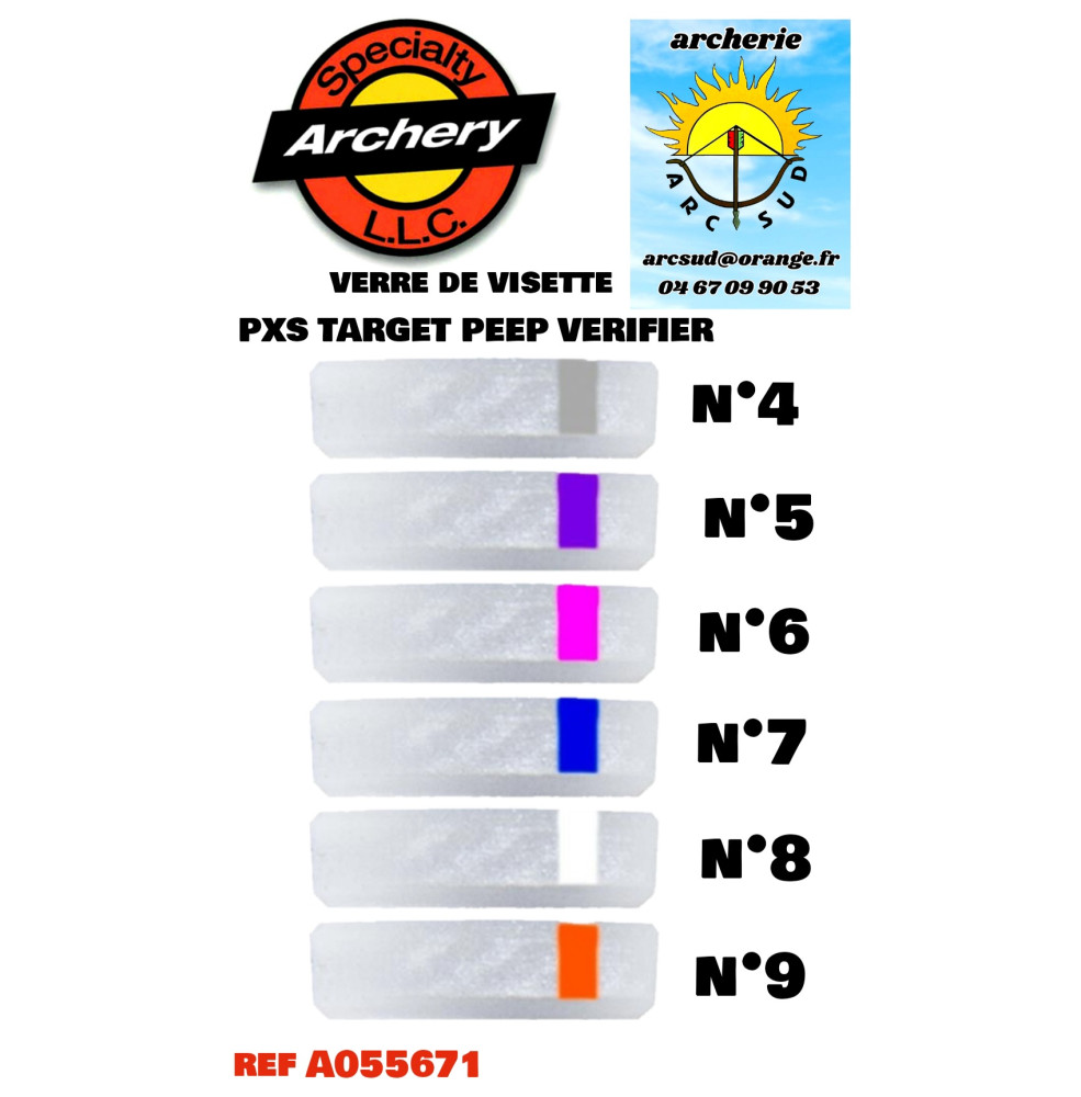 Spécialty archery verre de visette pxs verifier ref a055671