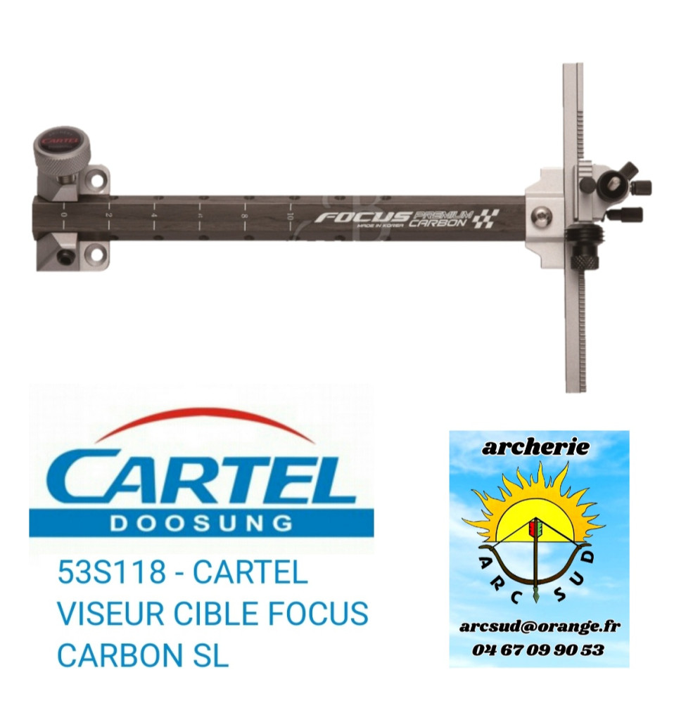 cartel viseur focus carbon ref 53s118