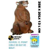 C point bête 3d rat debout...