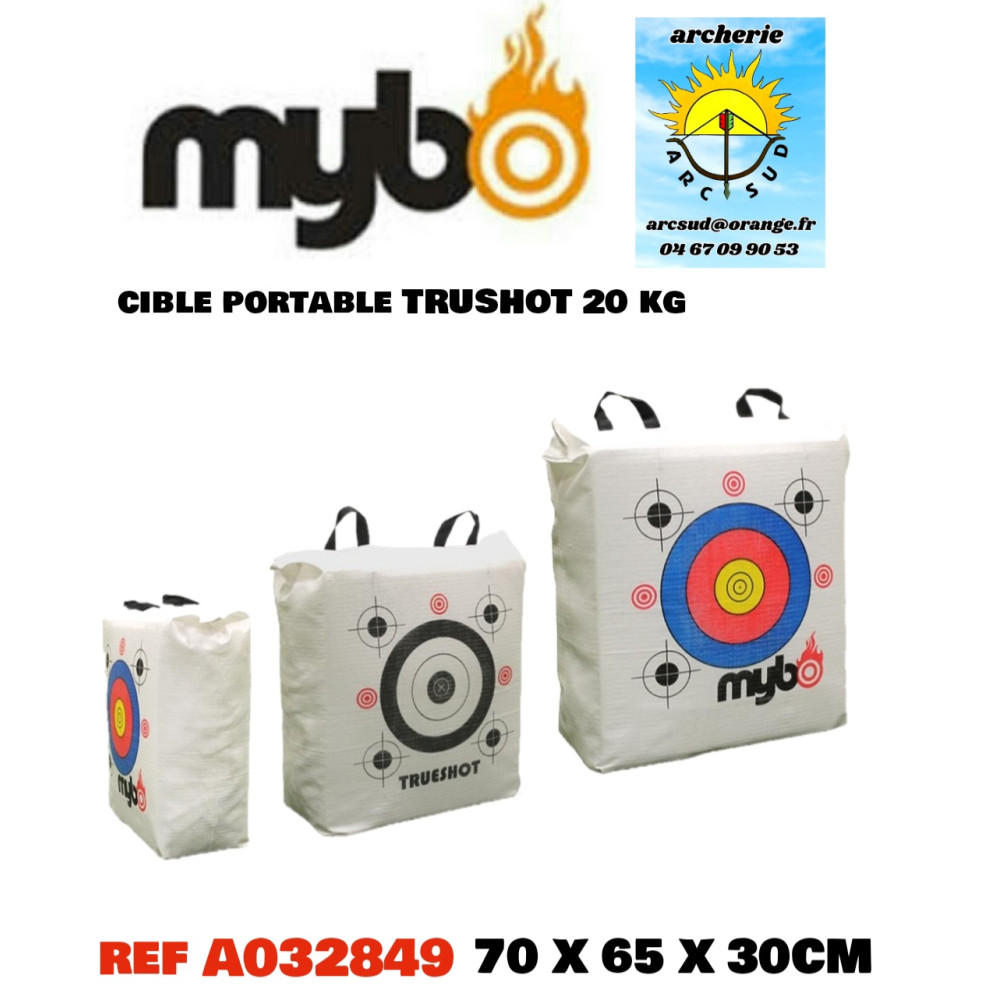 mybo cible portable  trushot 20 kg ref a032849