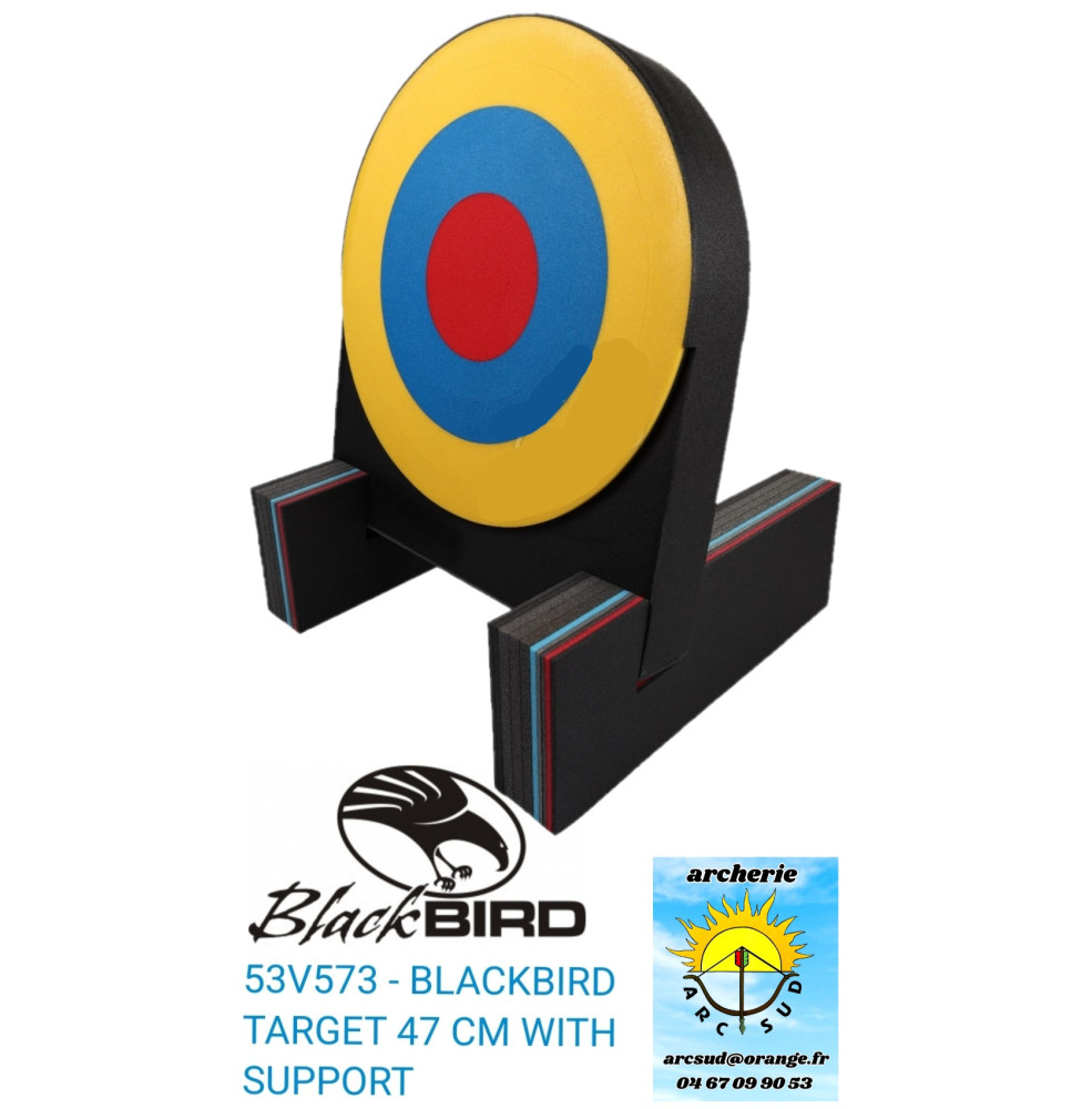 Blackbird cible 47 cm avec support ref 53v573