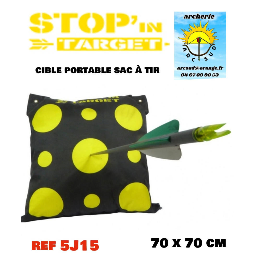 stop in target cible portable sac a tir ref 5j15