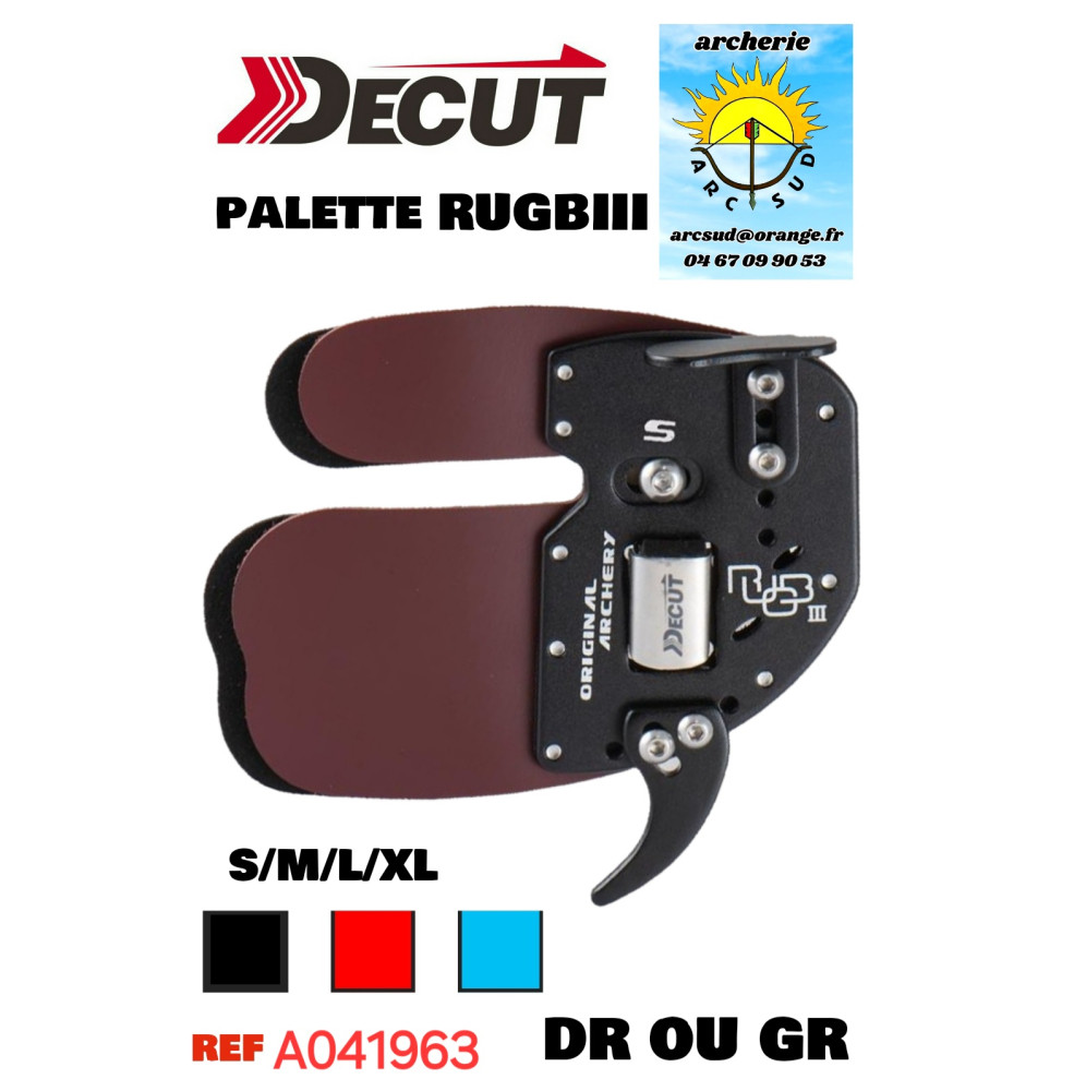 Decut palette rugbiii ref  A041963