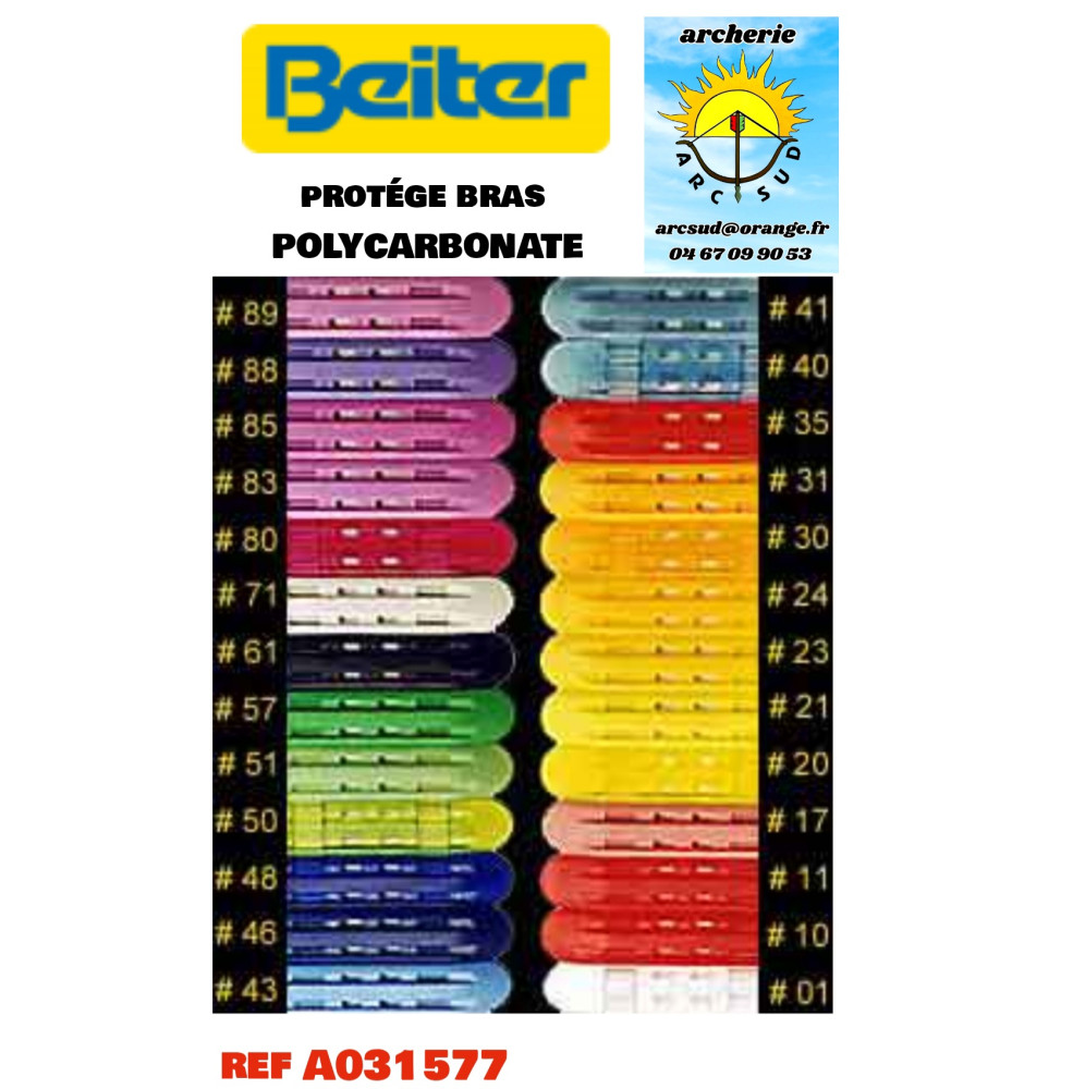 Beiter protège bras rigide ref A031577