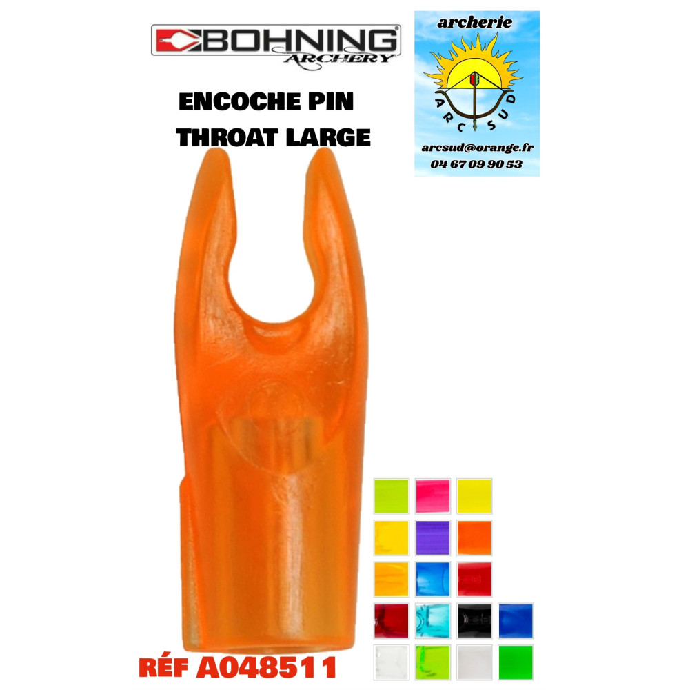 Bohning encoches pin throat large ref A048511