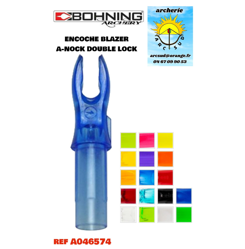 Bohning encoche A-nock double click (par 100) ref A046574