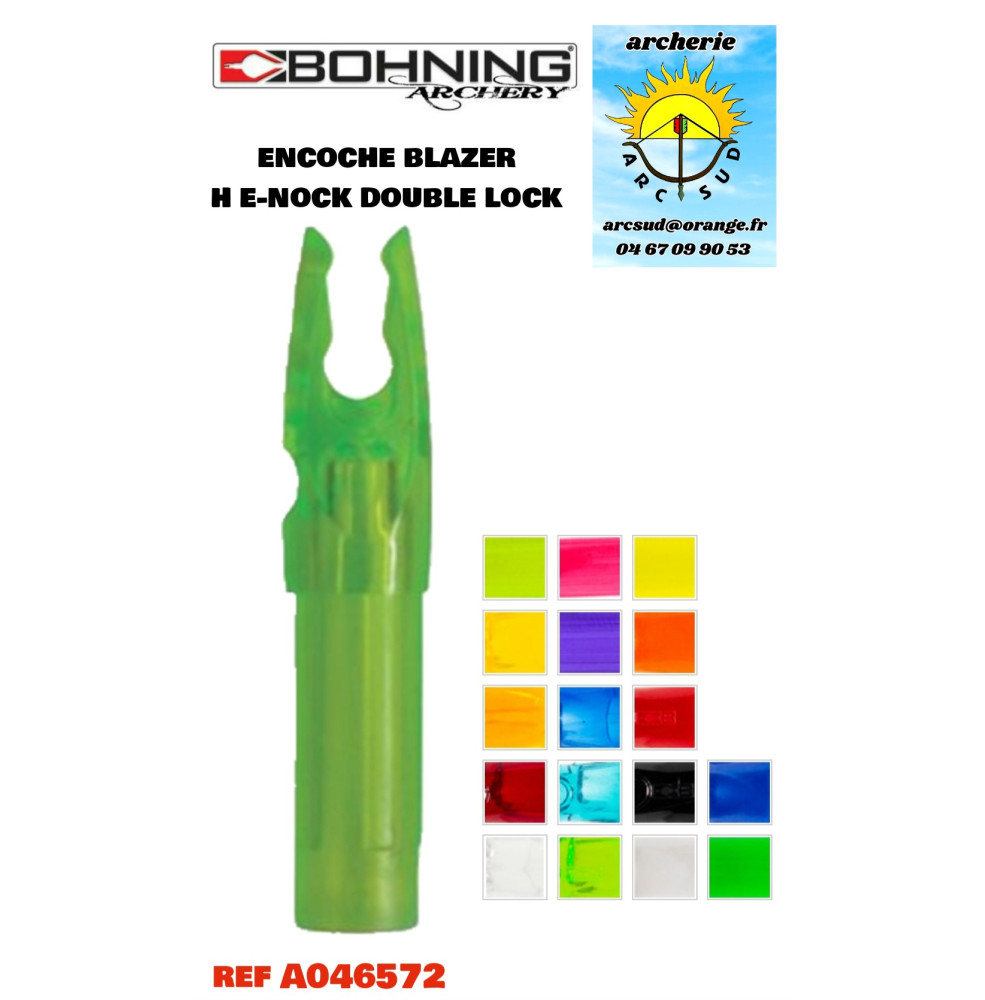 Bohning encoche HE nock double click (par 100) ref A046572