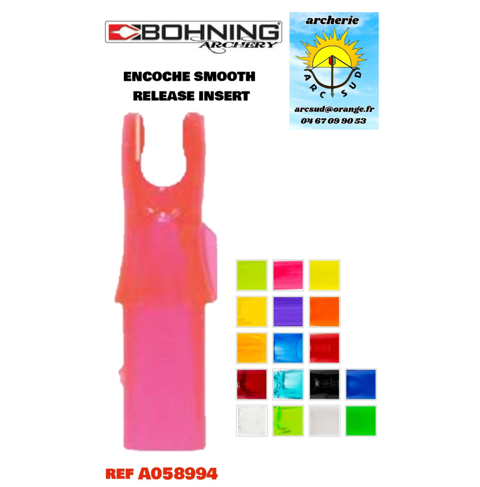 Bohning encoches insert smooth release (par 100) ref a058994