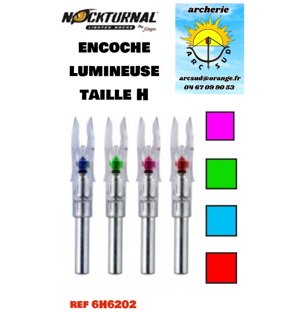 nockturnal encoche lunimeuse H (pack de 3) ref 6H6202