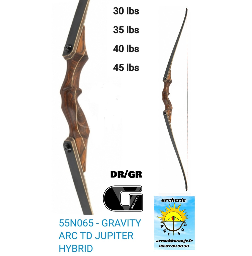 Gravity arc chasse td Jupiter hybrid ref 55n065