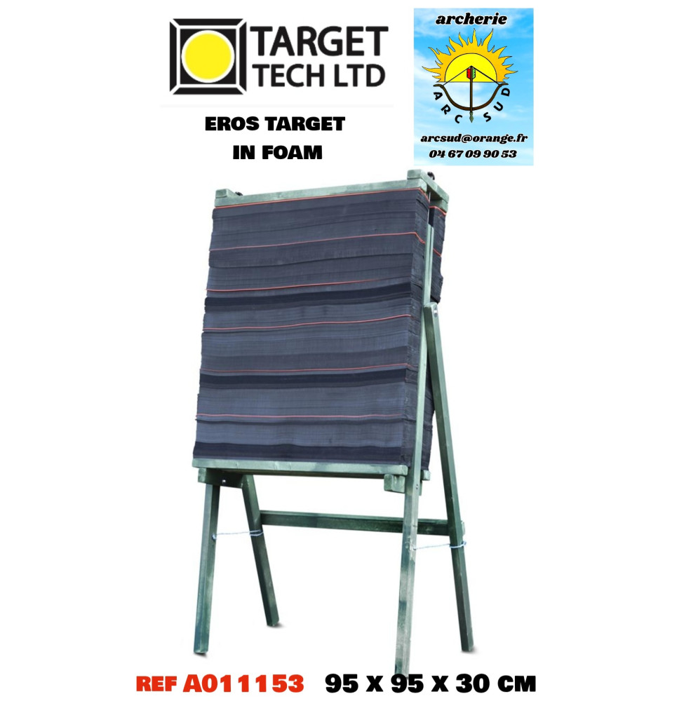 Target tech eros 95 x 95 x 30 cm avec chevalet ref a011153