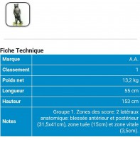 AA cible 3d Ours brun Debout 53B618