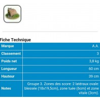 AA cible 3d Marmotte 539129